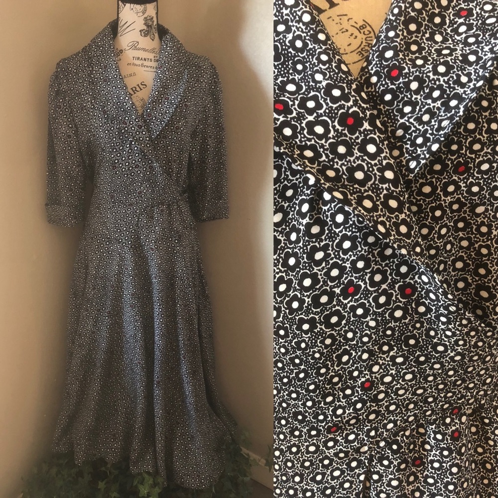 Beautiful 80s Vintage Dress, Size M/S